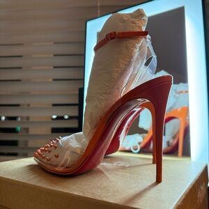 Christian Louboutin Orange Pumps